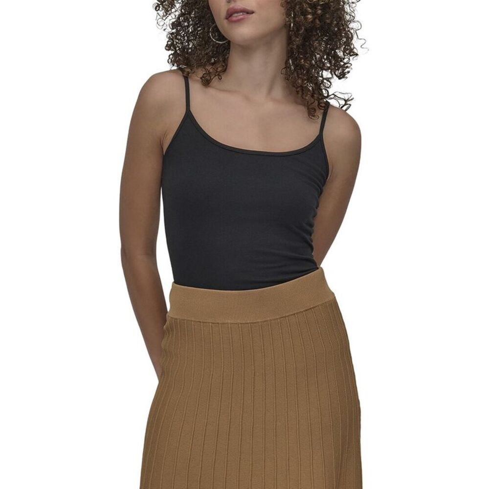 Dkny Womens  Crepe Yarn Sweater Skirt, Black